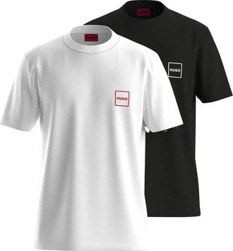 HUGO BOSS Square-logo Crew-neck T-shirt