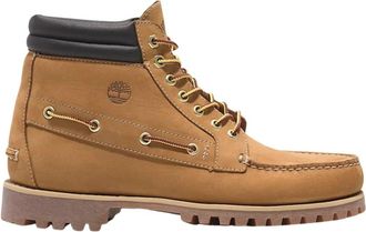 Timberland Authentieke Lace-up Boots - Heren - Veterlaarzen - Geel - 43 EU - Leer - Schoenen