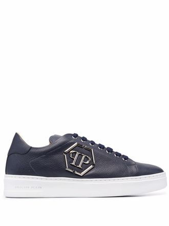 Philipp Plein Hexagon low-top sneakers - Blauw