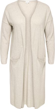 Only Carmakoma Strickjacke CARNEW ESLY LS OPEN LONG CARDIGAN NP KNT Viskosemischung