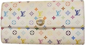 Louis Vuitton Pre-owned Wallets, female, Multicolor, Size: ONE SIZE Pre-owned Long wallet (bi-fold)
