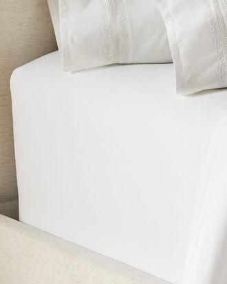 Ralph Lauren Home Miriah 200 Thread Count Percale Queen Fitted Sheet