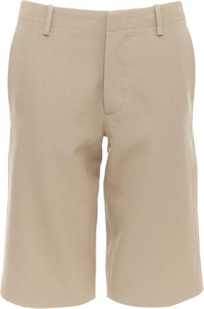 Marni wool concealed waistband knee length shorts