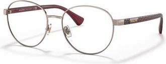 Ralph Lauren 53mm Round optical glasses in Brown at Nordstrom