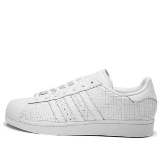 adidas Superstar Scored Leather - Triple White AQ8334