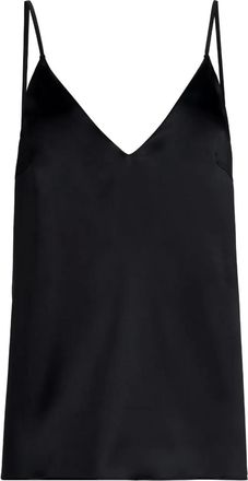 Brunello Cucinelli Top con scollo a V - Nero