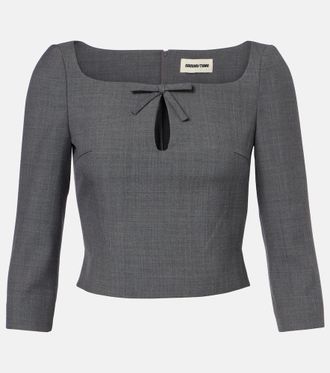 Shushu/Tong Bow-detail cutout top