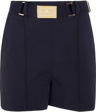 Elisabetta Franchi Womens Belted Shorts