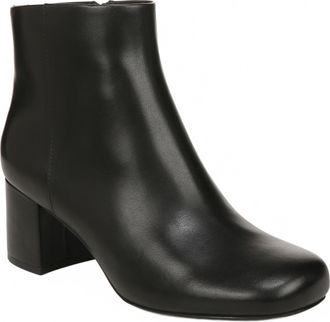 Vionic Womens Sibley Boots In Black Nappa Leather