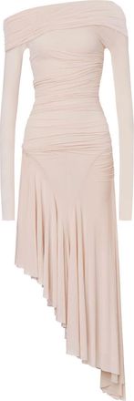 Philosophy di Lorenzo Serafini draped asymmetric midi dress - women - Elastane/Viscose - 40 - Pink