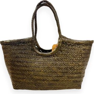 Dragon Diffusion Nantucket Big - Dames - Shoppers - Groen - ONE Size - Leer - Tassen