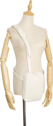 Louis Vuitton Pre-owned Womens Monogram Leather Body Bag - White - One Size