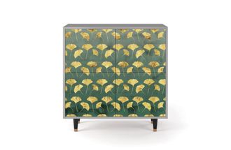 StoryZ Aparador verde y amarillo 4 puertas L 96 cm