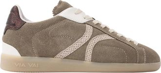 VIA VAI Nilla Khloe Sneaker - Dames - Sneakers - Grijs - 39 EU - Leer - Schoenen