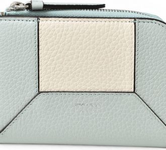 Jimmy Choo London Blue Leather Wallet (Bi-Fold) (Pre-Owned)