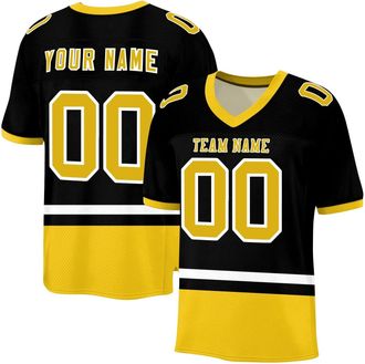 Generic Personalized Rugby Training Jersey Add Your Name Team Number Logo Custom American Football Practice Jersey