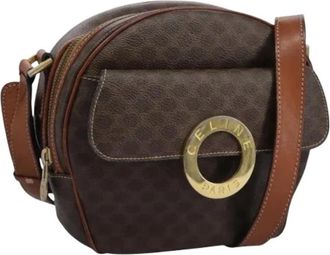 Celine Pre-owned Cross Body Bags, female, Brown, Size: ONE SIZE Pre-owned Vintage Cross Body Bag