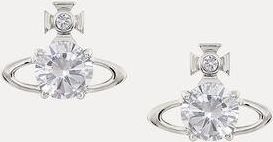 Vivienne Westwood Reina Earrings Silver Cubic Zirconia Women
