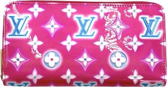 Louis Vuitton Monogram Vernis Pink Monogram Vernis Long Wallet (Bi-Fold) (Pre-Owned)