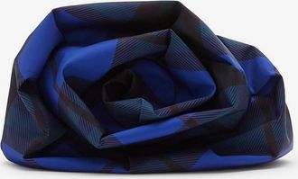 Burberry Draped Clutch with Checkered Pattern