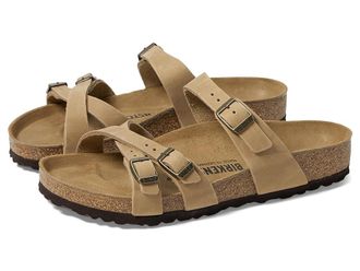 Birkenstock Franca Oiled Leather Womens Shoes Tobacco Oiled Leather : EU 36 (US Womens 5-5.5) Regular
