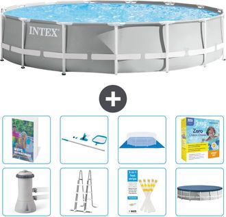 Intex Piscina Prism Frame Redonda - 457x107 Cm - 9-piezas S550