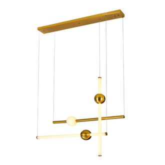 Netlighting Modern LED Hanging Pendant Copper Warm White 3000K in Gold