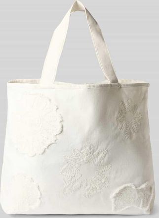 Barts Strandtasche aus Baumwolle Modell Dieuw in Offwhite, Gr&ouml;&szlig;e 1