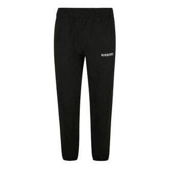 Burberry Sweatpants, male, Black, Size: XL Sweatpants with ribbed cuffs