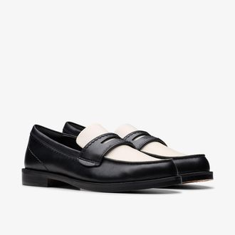 Clarks Loafers in leer Straven Edge