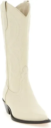 Sonora Womens White Calfskin Chelsea Boots