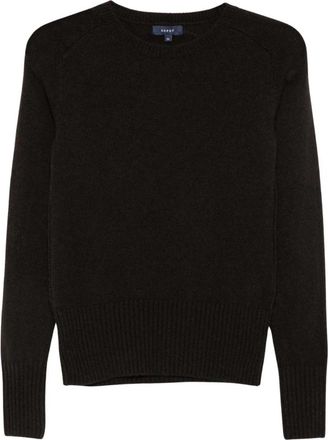 SOEUR Jamie Pullover - Dames - Ronde hals truien - Zwart - XS - Wol - Truien & Vesten