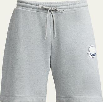 Moncler Mens Cotton Drawstring Shorts