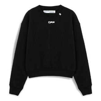 Off-white Alphabet Printing Pullover Black OMBA035R20E300041001