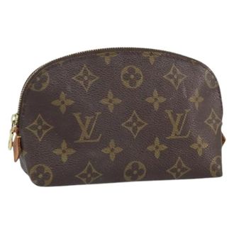 Louis Vuitton Pre-owned Mini Bags, female, Brown, Size: ONE SIZE Pre-owned Canvas Mini Pouch