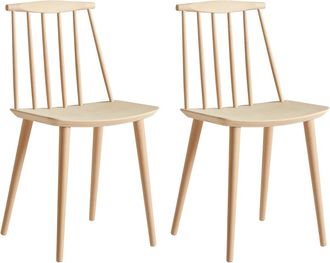 HAY J77 Chair, Buche natur (2er Set)