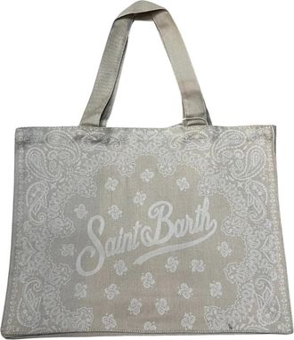 Saint Barth Tote Bags, female, Beige, Size: ONE SIZE Essential Tote Bag