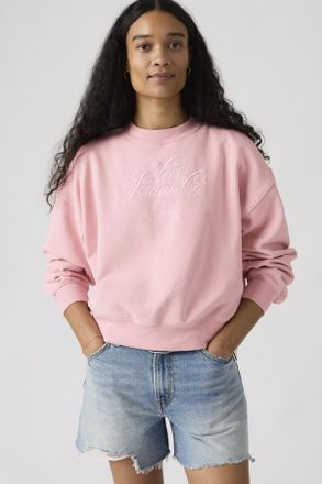 Levi's Sudadera Graphic Vintage Boxy - Mujer - XS - Rosa / Coral Blush