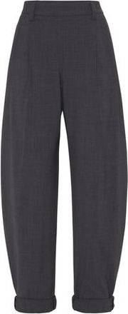 Brunello Cucinelli Slouchy trousers in Anthracite at Nordstrom, Size 38 It
