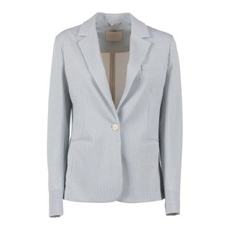 Circolo 1901 Blazers, male, Blue, Size: 3XS Giacca Slim Fit