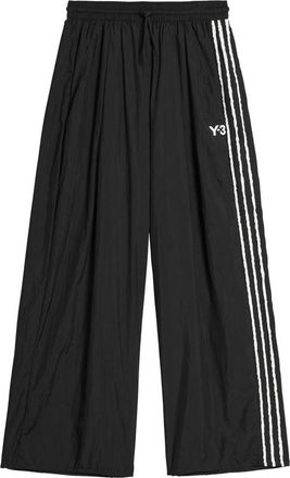 Yohji Yamamoto Logo-print 3-stripe Trousers