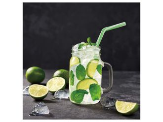 Schubiger M&ouml;bel Digitaldruck auf Glas Zitronenlimonade