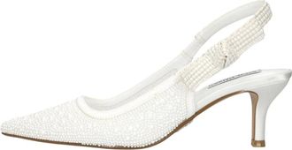 Steve Madden Ensemble-P Pump - Dames - Schoenen - Wit - Maat: 41 EU Leer