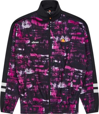 Ellesse Dames Boulevard Fleece Funnel Neck Trainingsjack (Zwart/Roze)