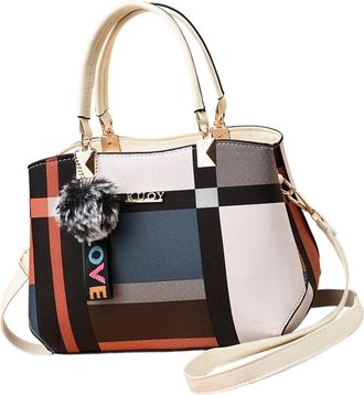 Generic Shoulder Bag, Womens Shoulder Bag, Classic Hobo Tote Purse, Womens Shoulder Bag with Adjustable Strap for Wife, Adults, Girlfriend, White, Siehe Besch