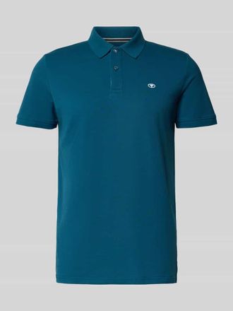 Tom Tailor Regular Fit Poloshirt aus reiner Baumwolle in Dunkelblau, Gr&ouml;&szlig;e L