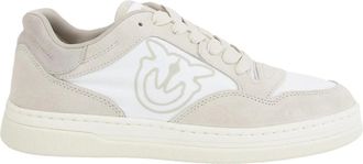 Pinko Sneakers, female, Beige, Size: 7 US Beige Sneaker for Stylish Look