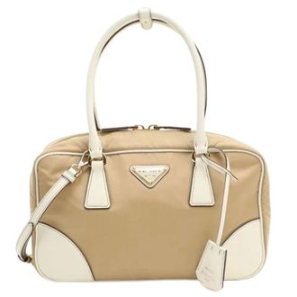Prada Borsa Prada Pre-owned in Nylon - - Pre-owned - Donna - Beige - ONE SIZE