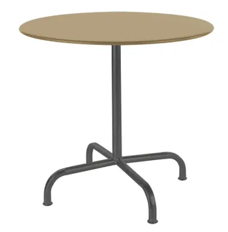 Schubiger M&ouml;bel Metall-Tisch Rigi Rund