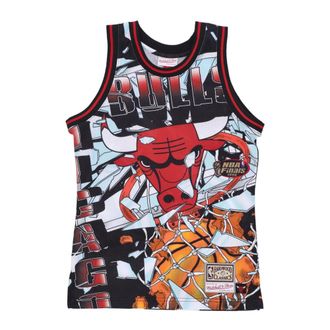 Mitchell & Ness Sportswear, male, Multicolor, Size: XL Chicago Bulls Basketball Tank Top